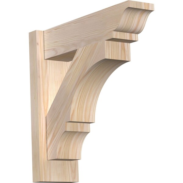Ekena Millwork Balboa Smooth Traditional Outlooker, Douglas Fir, 5 1/2"W x 18"D x 18"H OUT06X18X18BOA01SDF - main